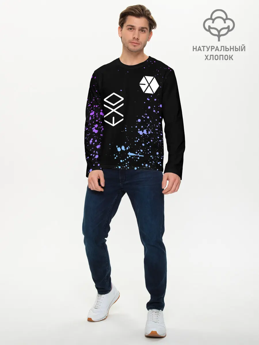 Мужской лонгслив базовый / EXO BAND. (P007_P004ooo2695971, P004ooo2695971)