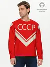 Мужской лонгслив базовый / СССР хоккейная форма (P007_P004ooo2696099, P004ooo2696099)
