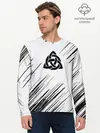 Мужской лонгслив базовый / Символика Скандинавов (P007_P004ooo2695049, P004ooo2695049)