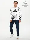 Мужской лонгслив базовый / Символика Скандинавов (P007_P004ooo2695049, P004ooo2695049)
