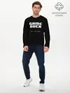 Мужской лонгслив базовый / UNDERTALE GAME OVER (P007_P004ooo2697407, P004ooo2697407)
