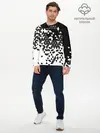 Мужской лонгслив базовый / Векторные фигуры (P007_P004ooo2697041, P004ooo2697041)