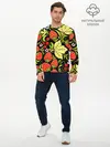 Мужской лонгслив базовый / Хохлома (P007_P004ooo2697203, P004ooo2697203)