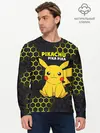 Мужской лонгслив базовый / Pikachu Pika Pika (P007_P004ooo2698627, P004ooo2698627)