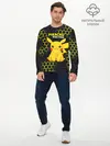Мужской лонгслив базовый / Pikachu Pika Pika (P007_P004ooo2698627, P004ooo2698627)