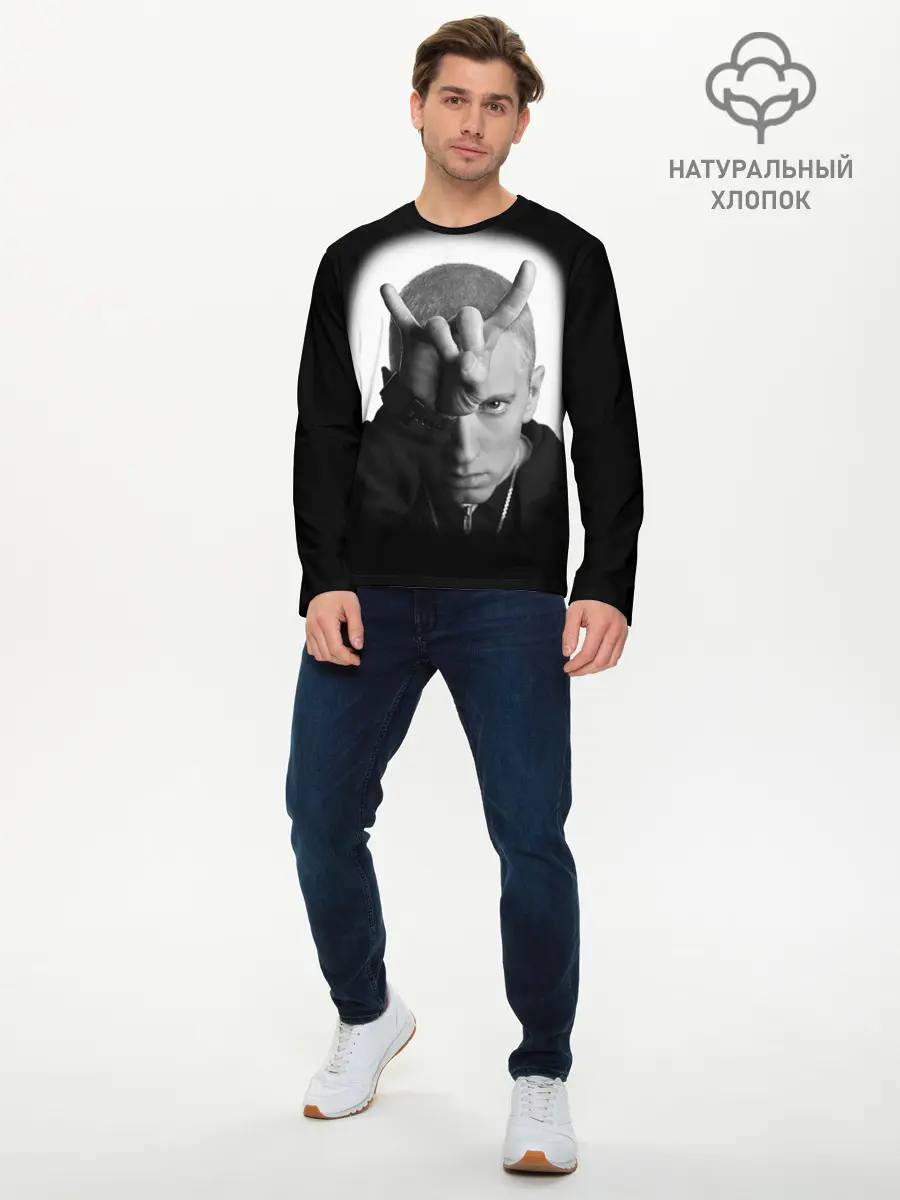 Мужской лонгслив базовый / EMINEM (P007_P004ooo2698661, P004ooo2698661)