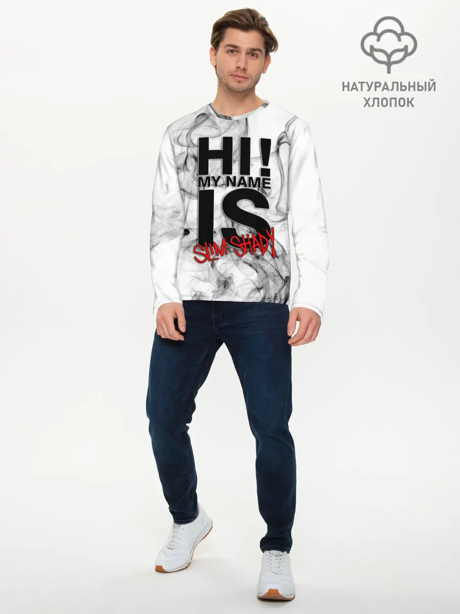 Мужской лонгслив базовый / EMINEM (P007_P004ooo2698667, P004ooo2698667)