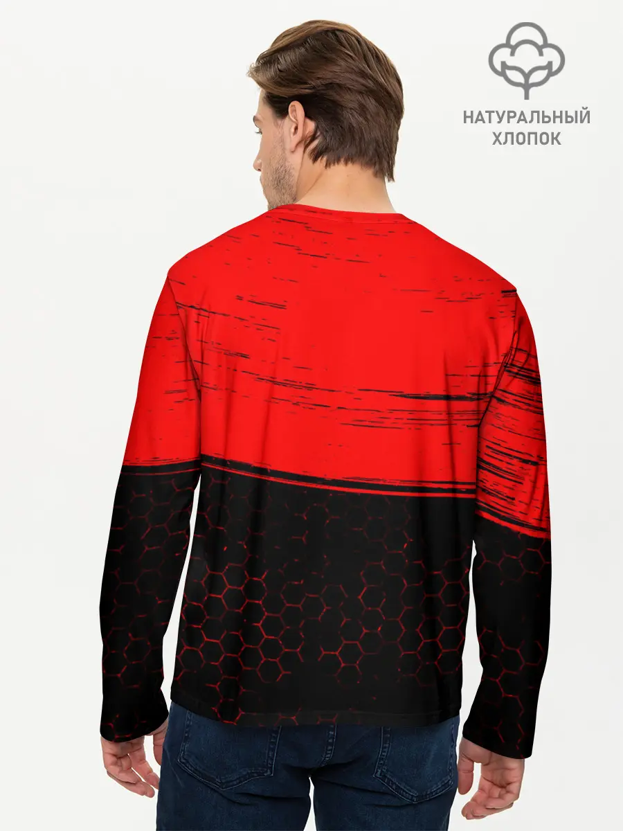 Мужской лонгслив базовый / JUST DO IT (P007_P004ooo2701407, P004ooo2701407)