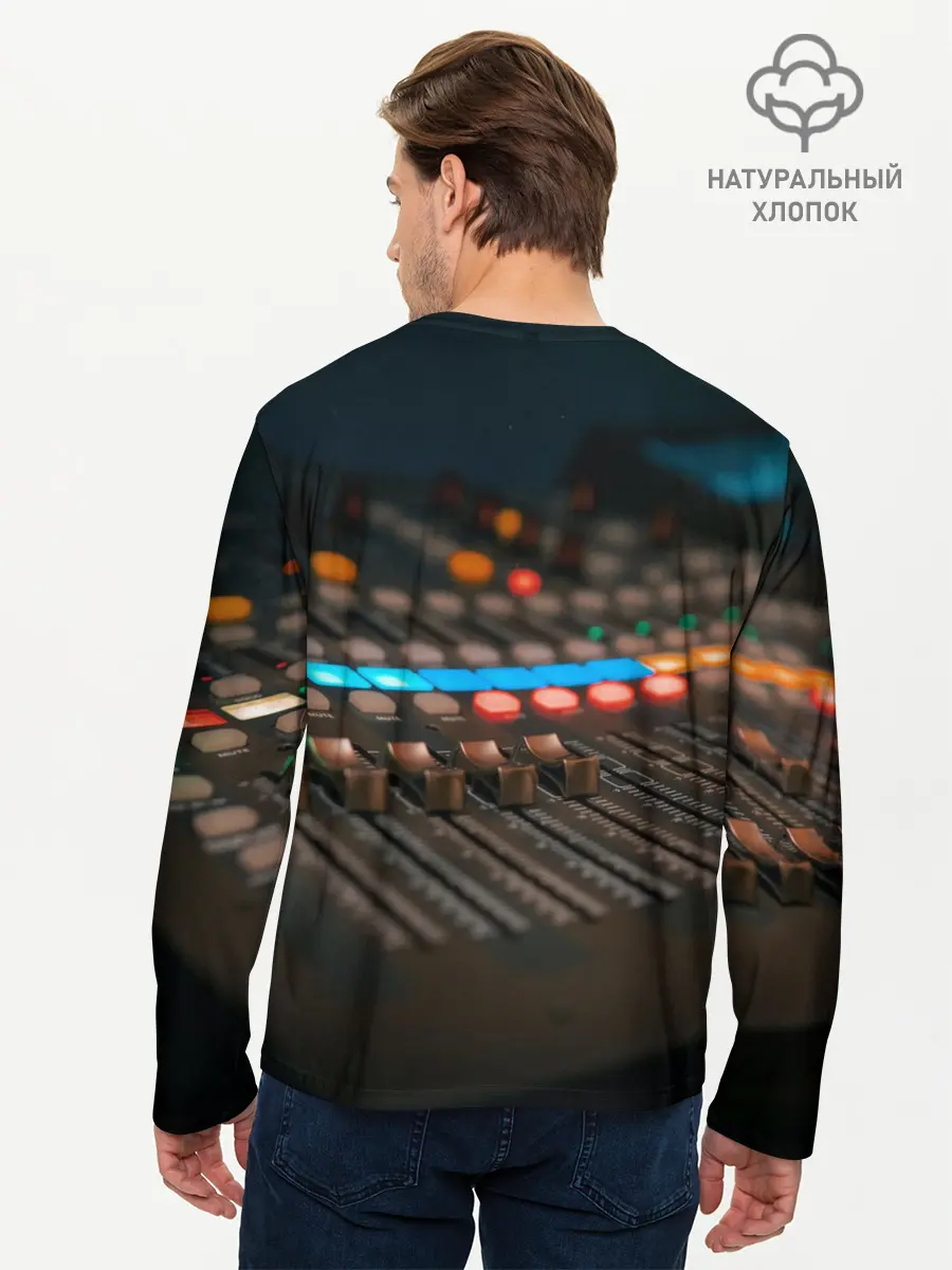 Мужской лонгслив базовый / МУЗЫКА (P007_P004ooo2700739, P004ooo2700739)