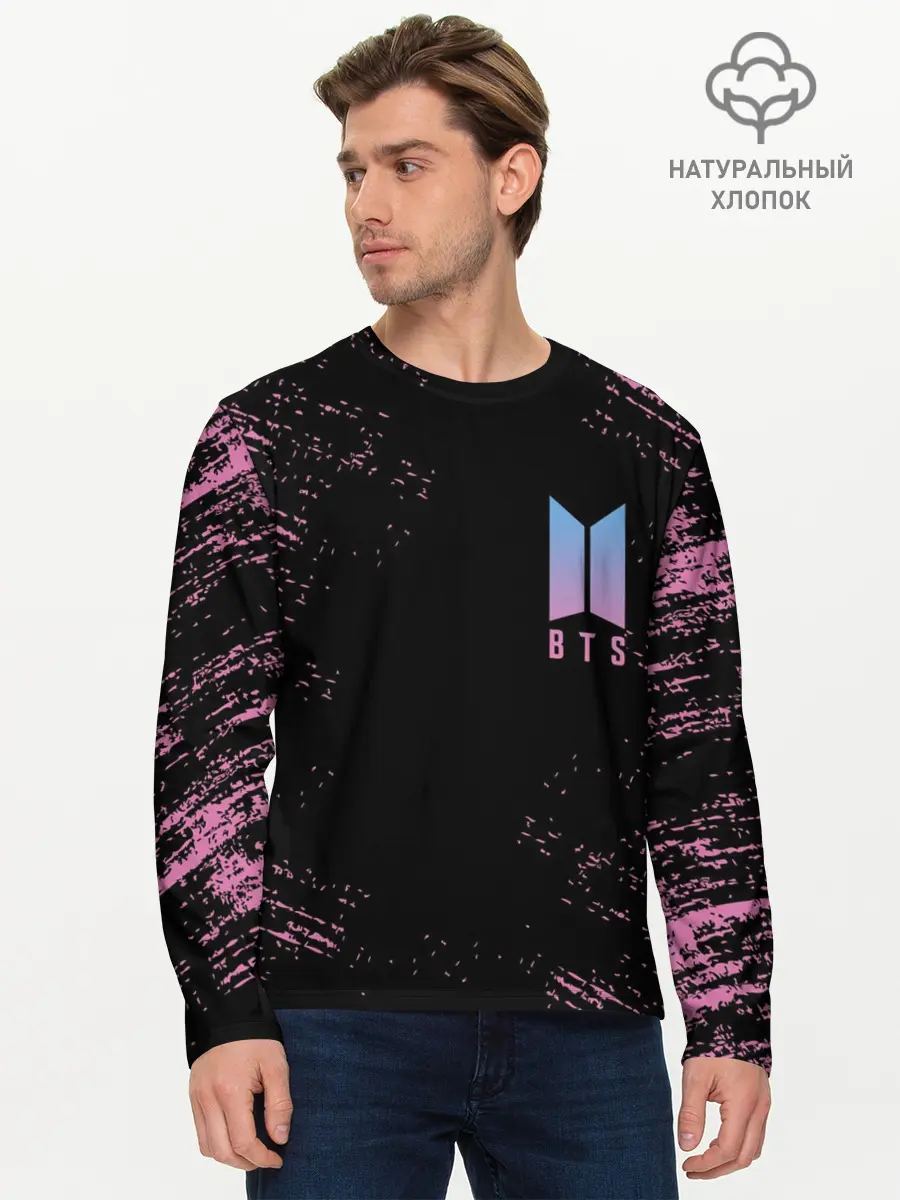 Мужской лонгслив базовый / BTS (P007_P004ooo2700305, P004ooo2700305)