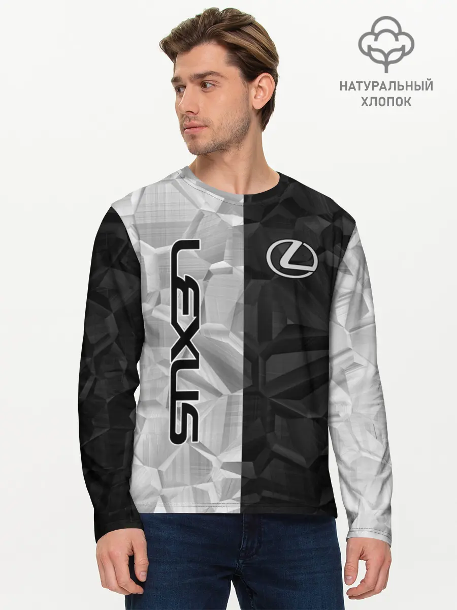 Мужской лонгслив базовый / Lexus | Лексус (P007_P004ooo2702357, P004ooo2702357)