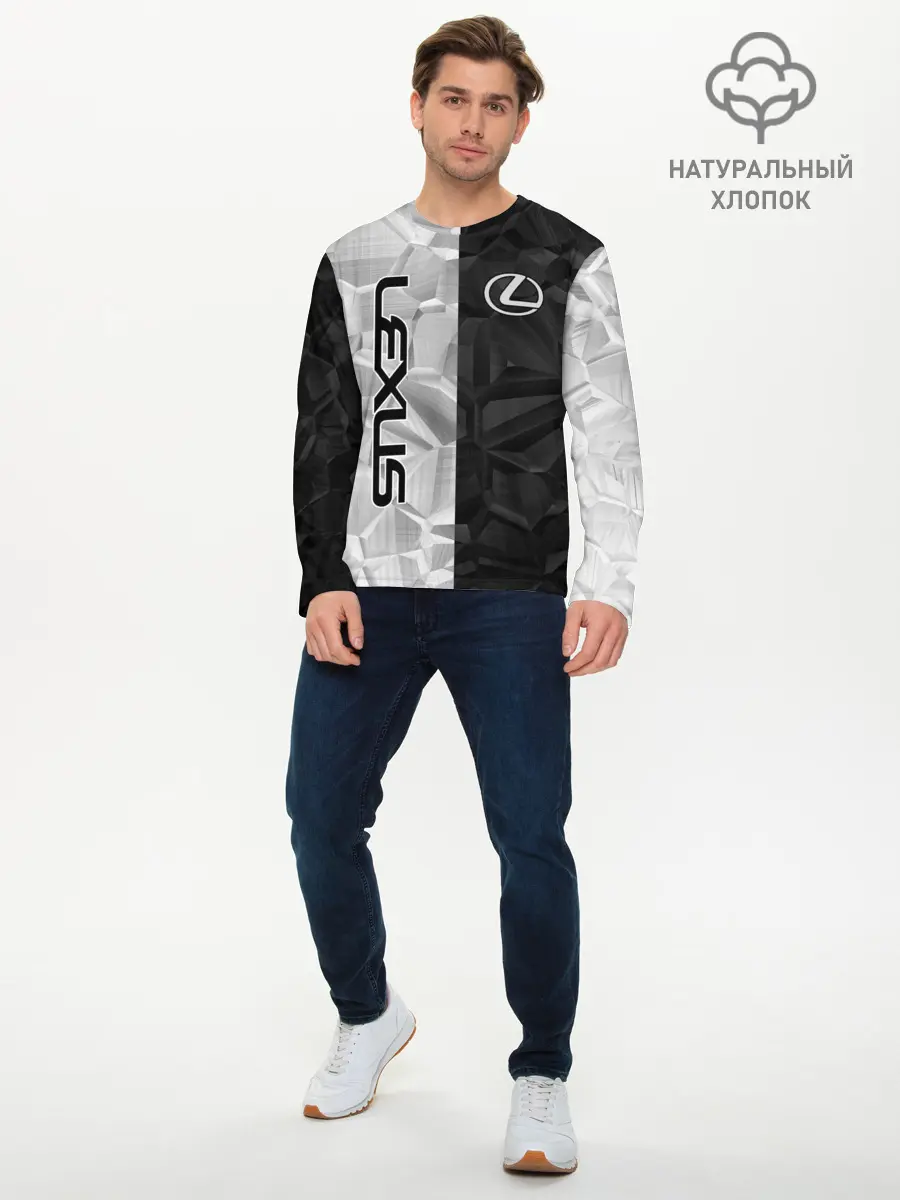 Мужской лонгслив базовый / Lexus | Лексус (P007_P004ooo2702357, P004ooo2702357)