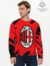 Мужской лонгслив базовый / AC MILAN / МИЛАН (P007_P004ooo2704621, P004ooo2704621)