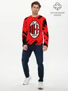 Мужской лонгслив базовый / AC MILAN / МИЛАН (P007_P004ooo2704621, P004ooo2704621)