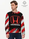 Мужской лонгслив базовый / HONDA. (P007_P004ooo2704847, P004ooo2704847)