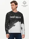 Мужской лонгслив базовый / JUST DO IT (P007_P004ooo2705271, P004ooo2705271)