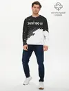 Мужской лонгслив базовый / JUST DO IT (P007_P004ooo2705271, P004ooo2705271)