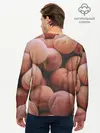 Мужской лонгслив базовый / Персики. (P007_P004ooo2703341, P004ooo2703341)