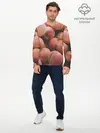 Мужской лонгслив базовый / Персики. (P007_P004ooo2703341, P004ooo2703341)