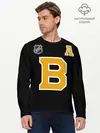 Мужской лонгслив базовый / Boston Bruins Patrice Bergeron (P007_P004ooo2704319, P004ooo2704319)