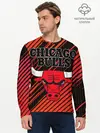 Мужской лонгслив базовый / Chicago Bulls (P007_P004ooo2706187, P004ooo2706187)