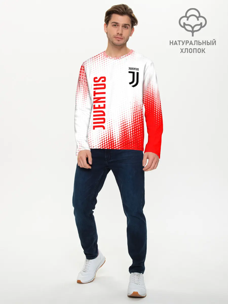 Мужской лонгслив базовый / JUVENTUS / ЮВЕНТУС (P007_P004ooo2706957, P004ooo2706957)