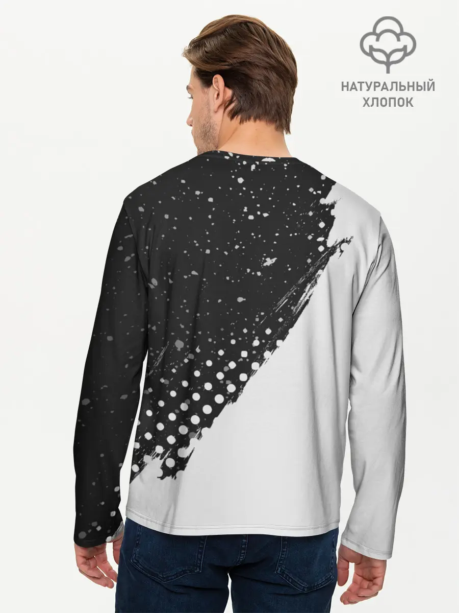 Мужской лонгслив базовый / JUST DO IT (P007_P004ooo2705277, P004ooo2705277)
