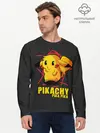 Мужской лонгслив базовый / Pikachu Pika Pika (P007_P004ooo2707763, P004ooo2707763)