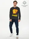Мужской лонгслив базовый / Pikachu Pika Pika (P007_P004ooo2707763, P004ooo2707763)
