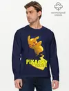 Мужской лонгслив базовый / Pikachu Pika Pika (P007_P004ooo2707781, P004ooo2707781)
