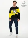 Мужской лонгслив базовый / Питтсбург Пингвинз (P007_P004ooo2707641, P004ooo2707641)
