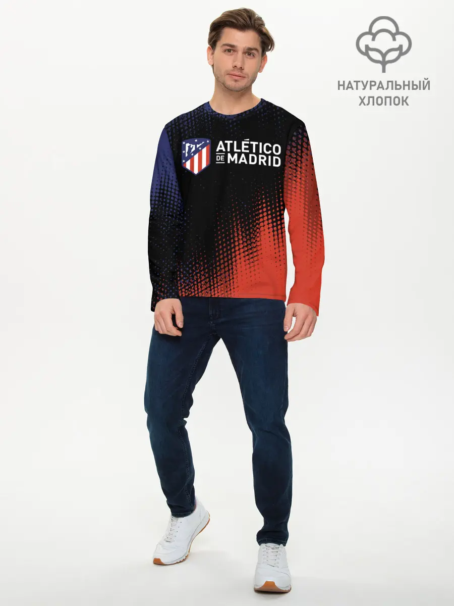 Мужской лонгслив базовый / ATLETICO MADRID / Атлетико (P007_P004ooo2709573, P004ooo2709573)