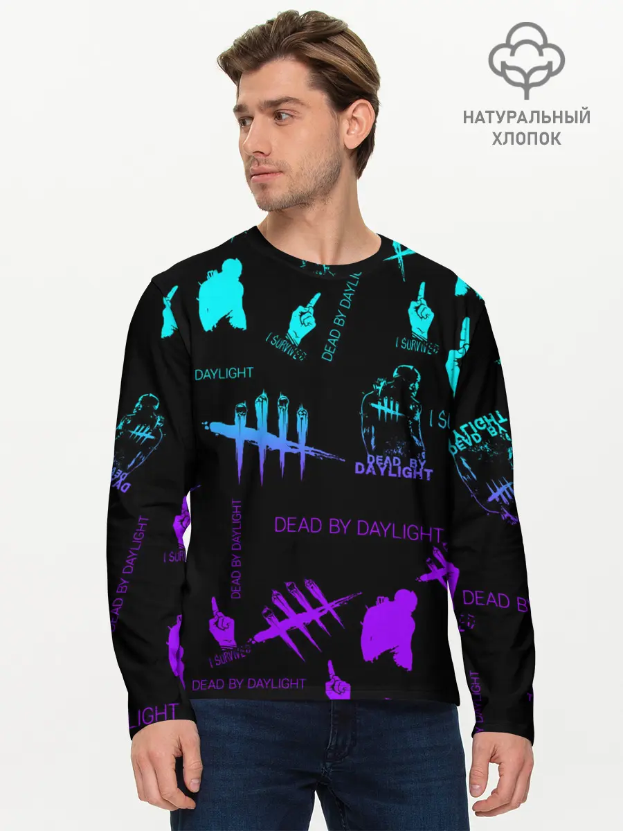 Мужской лонгслив базовый / Dead by Daylight. (P007_P004ooo2712039, P004ooo2712039)