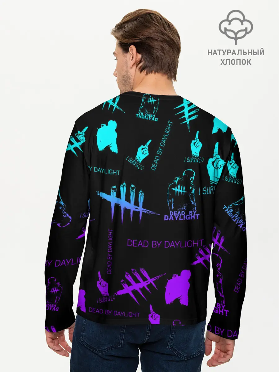 Мужской лонгслив базовый / Dead by Daylight. (P007_P004ooo2712039, P004ooo2712039)
