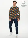 Мужской лонгслив базовый / Праздничный хэллоуин (P007_P004ooo2710419, P004ooo2710419)