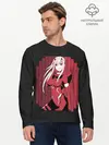 Мужской лонгслив базовый / Zero Two в костюме (P007_P004ooo2713533, P004ooo2713533)