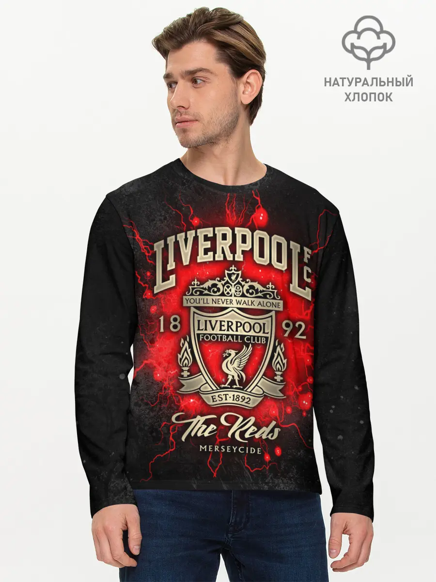 Мужской лонгслив базовый / LIVERPOOL FC (P007_P004ooo2713101, P004ooo2713101)