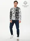 Мужской лонгслив базовый / Эмблемы Рок Групп (P007_P004ooo2714615, P004ooo2714615)