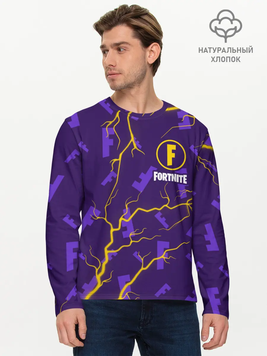Мужской лонгслив базовый / FORTNITE / ФОРТНАЙТ (P007_P004ooo2715063, P004ooo2715063)