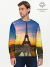 Мужской лонгслив базовый / Эйфелева башня (P007_P004ooo2715081, P004ooo2715081)