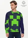 Мужской лонгслив базовый / MINECRAFT / МАЙНКРАФТ (P007_P004ooo2715163, P004ooo2715163)