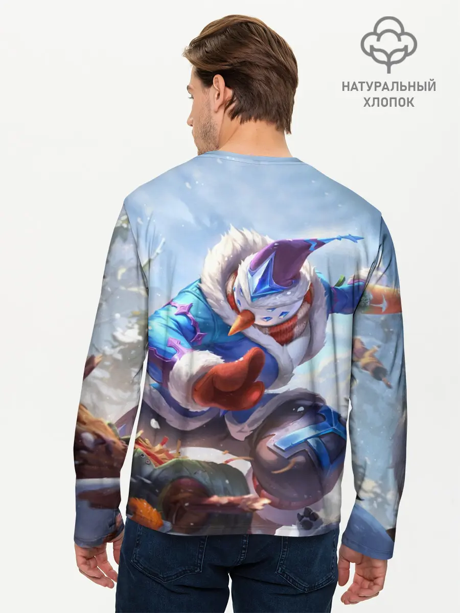 Мужской лонгслив базовый / League of Legends МАСТЕР ЙИ (P007_P004ooo2718155, P004ooo2718155)