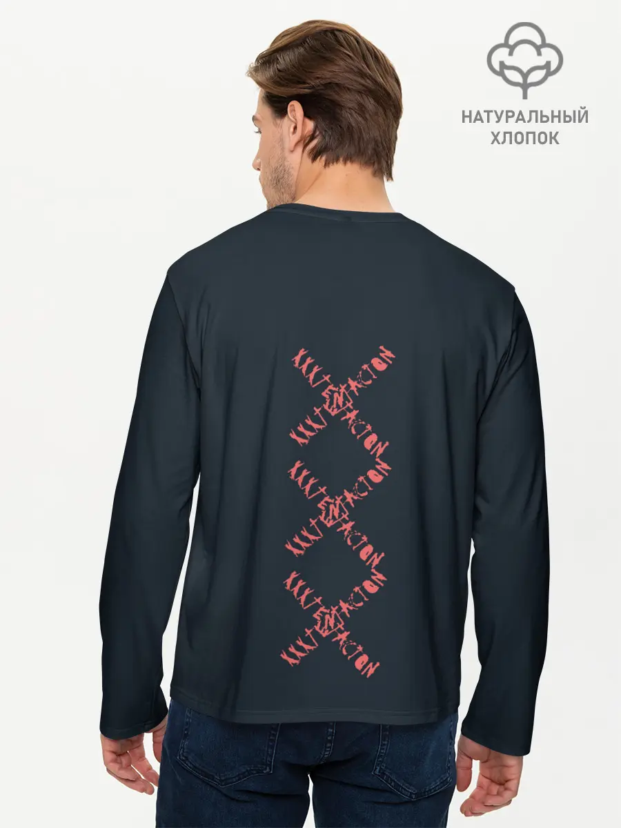 Мужской лонгслив базовый / XXXTENTACION (P007_P004ooo2716757, P004ooo2716757)