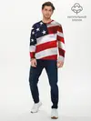 Мужской лонгслив базовый / США | USA (P007_P004ooo2717287, P004ooo2717287)