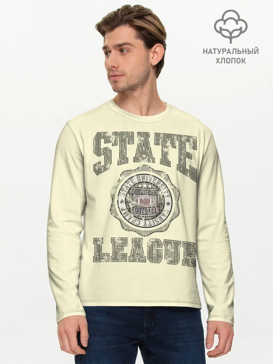 Мужской лонгслив базовый / State League (P007_P004ooo2720599, P004ooo2720599)