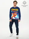 Мужской лонгслив базовый / Crash Bandicoot (P007_P004ooo2723383, P004ooo2723383)