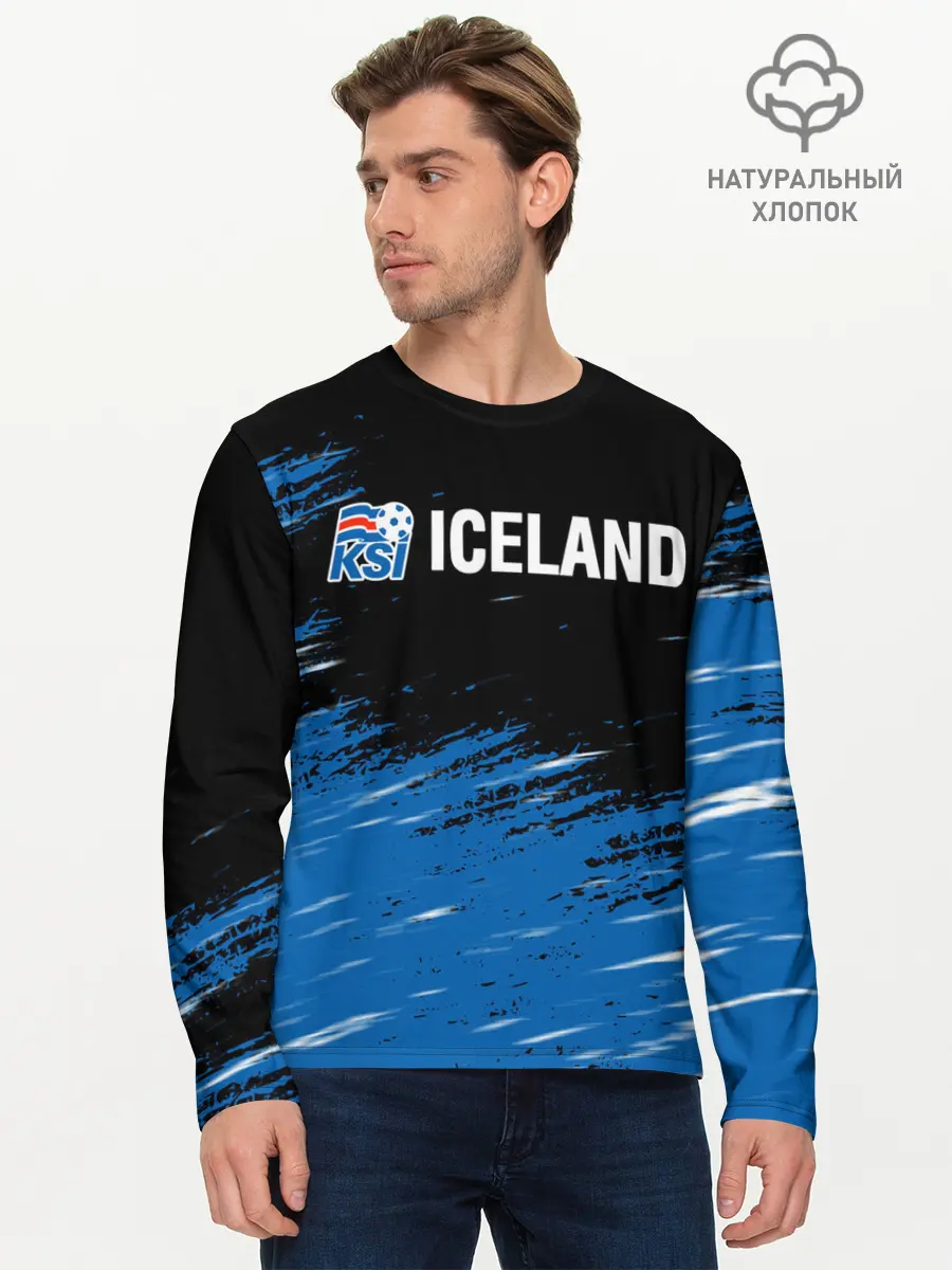 Мужской лонгслив базовый / KSI ICELAND. (P007_P004ooo2723595, P004ooo2723595)