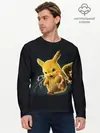 Мужской лонгслив базовый / Pikachu Pika Pika (P007_P004ooo2723677, P004ooo2723677)