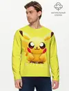 Мужской лонгслив базовый / Pikachu Pika Pika (P007_P004ooo2723679, P004ooo2723679)
