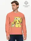 Мужской лонгслив базовый / Pikachu Pika Pika (P007_P004ooo2723697, P004ooo2723697)